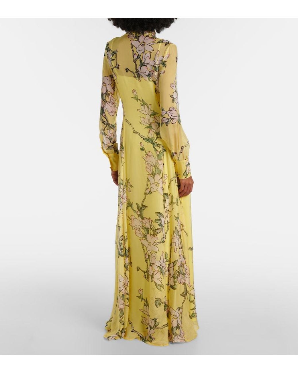 LEO LIN Yellow Lilith Maxi Dress