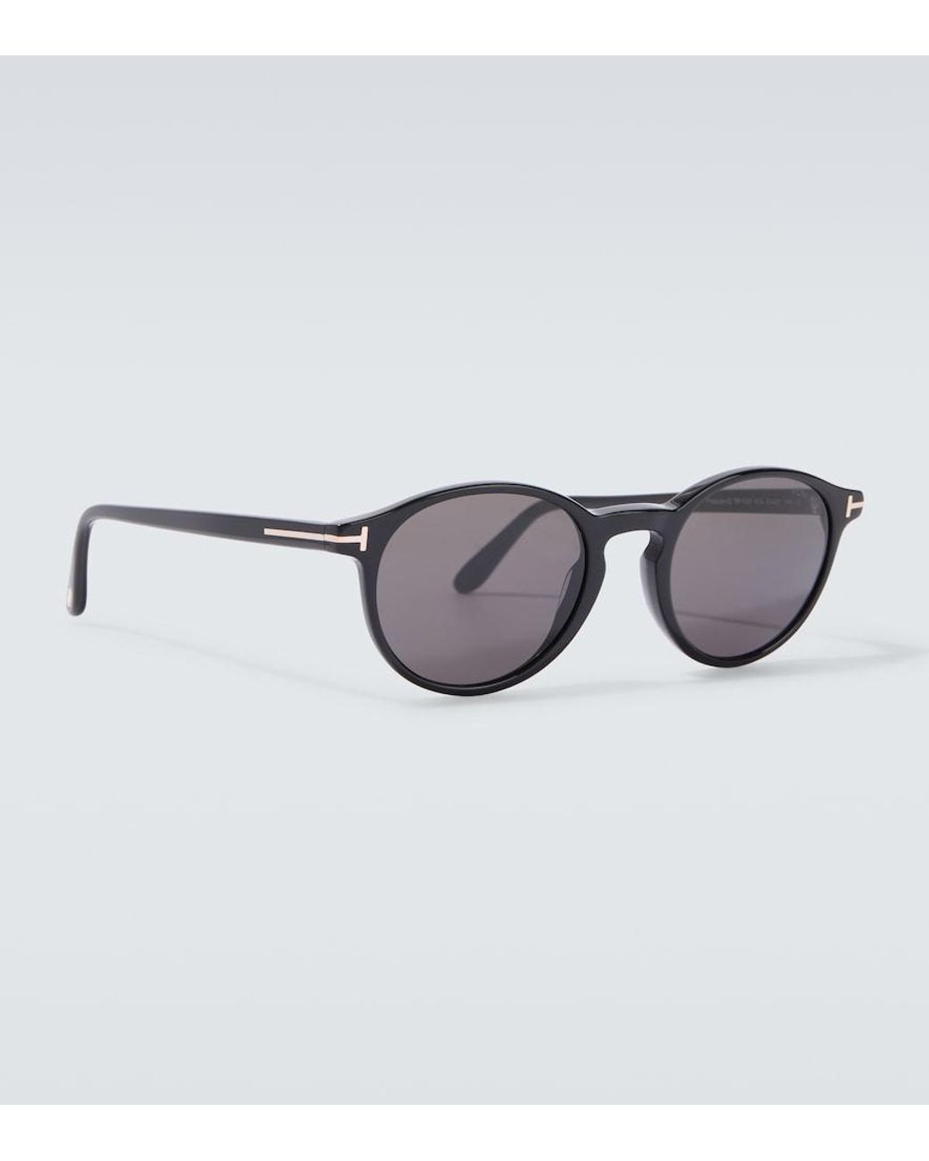 Tom Ford Brown Prescott Round Sunglasses for men
