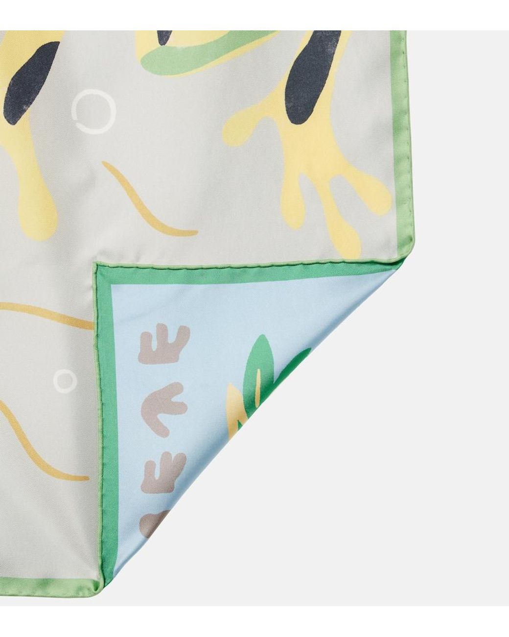 Loewe Metallic Printed Silk Twill Scarf