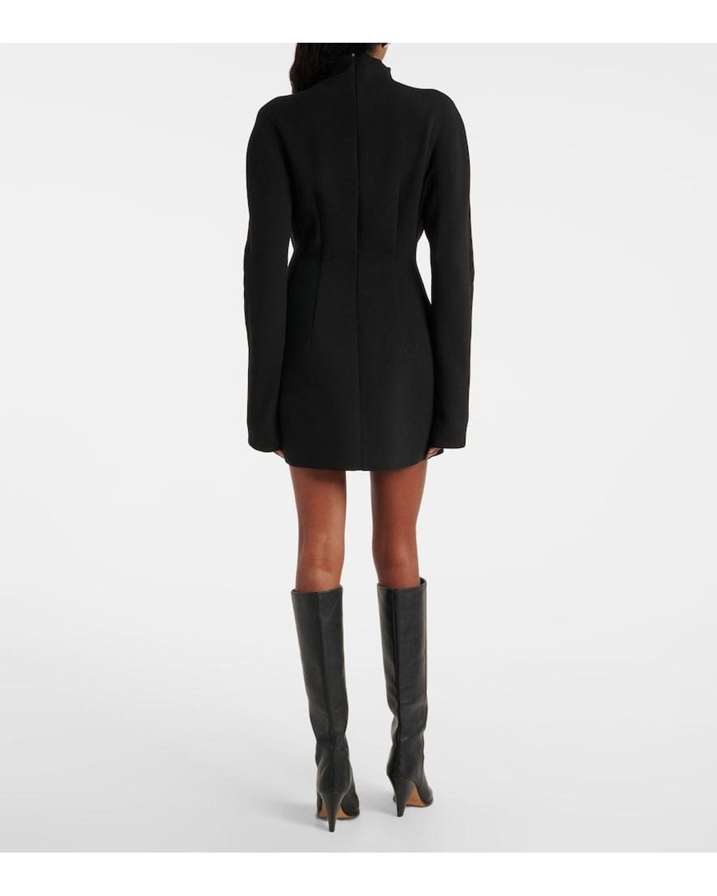 Sportmax Black Tefrite Minidress