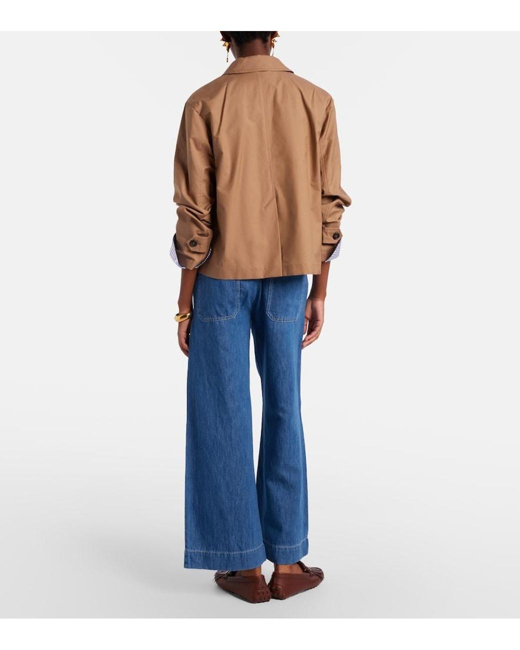 Max Mara Blue Astice Wide-Leg Jeans