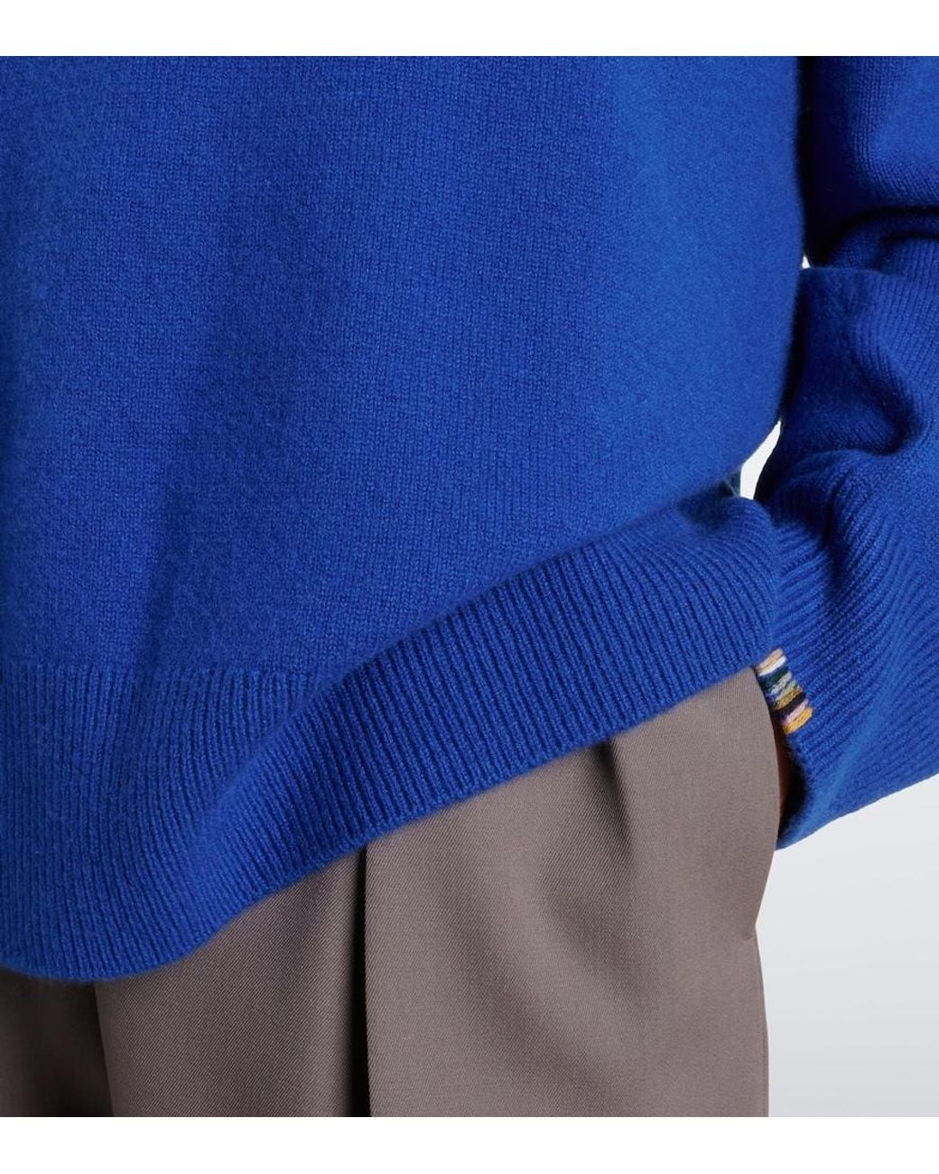 Extreme Cashmere Blue N°457 Jack Cashmere-Blend Sweater