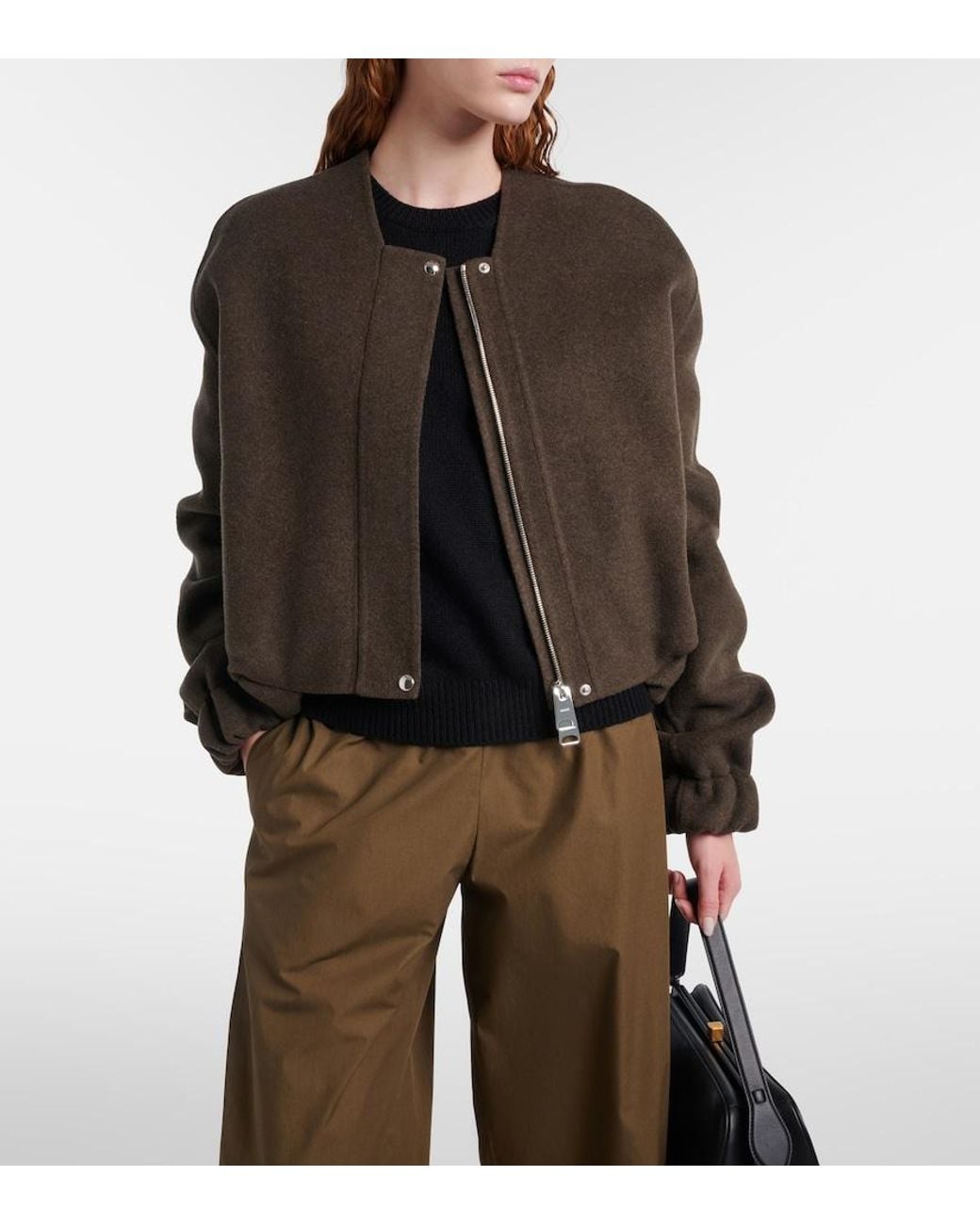 Khaite Brown Cordan Wool Jacket
