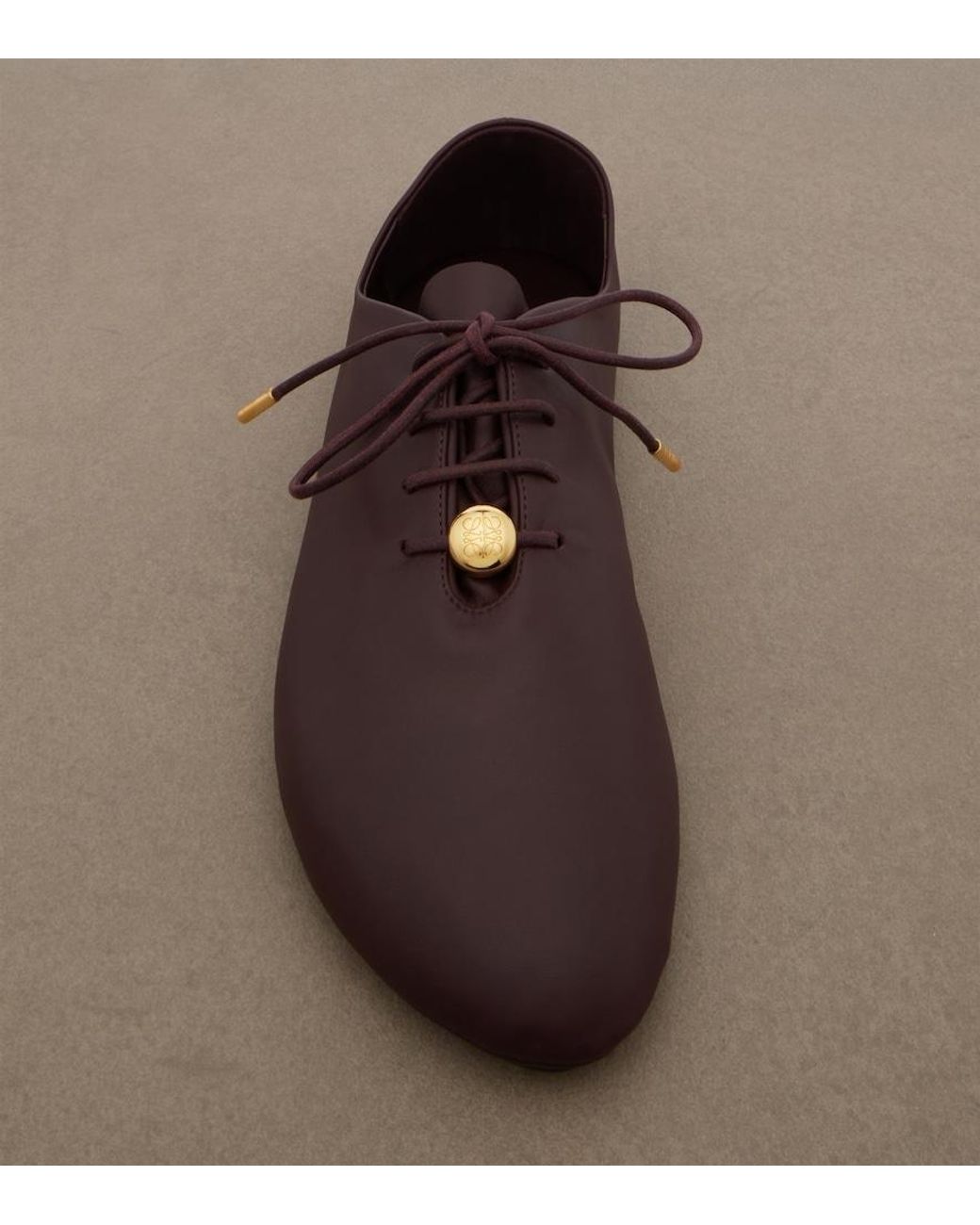 Loewe Brown Pebble Soft Leather Sneakers