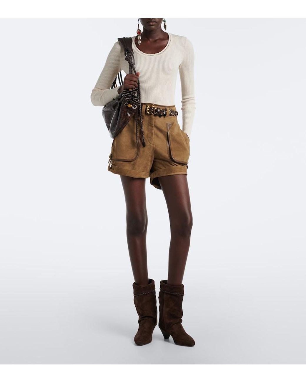 Isabel Marant Brown Dalby Suede Ankle Boots