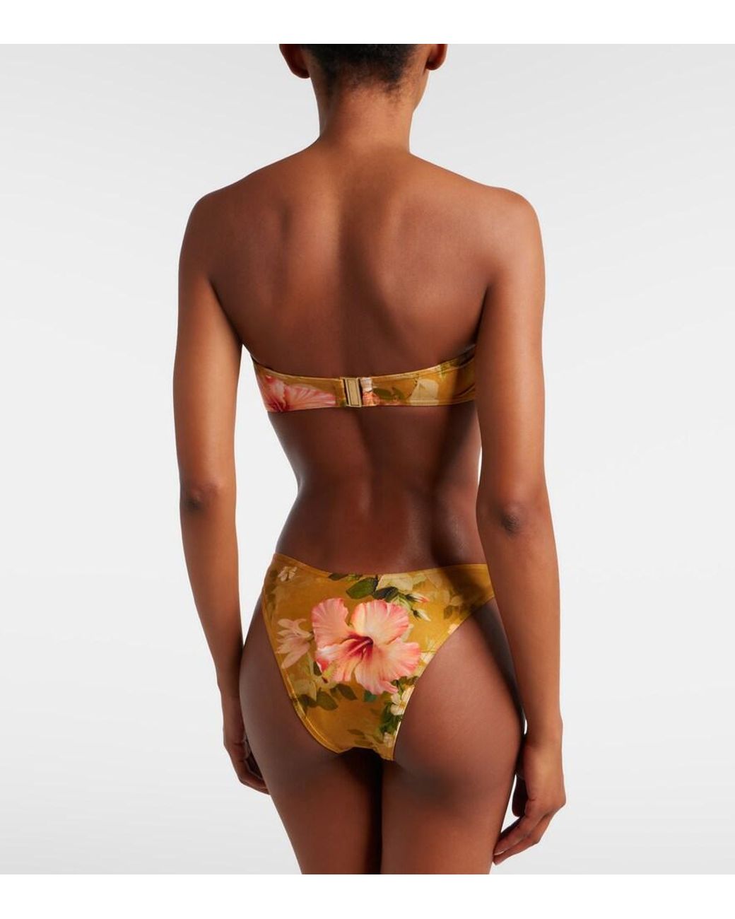 Zimmermann White Mahon Floral Bikini