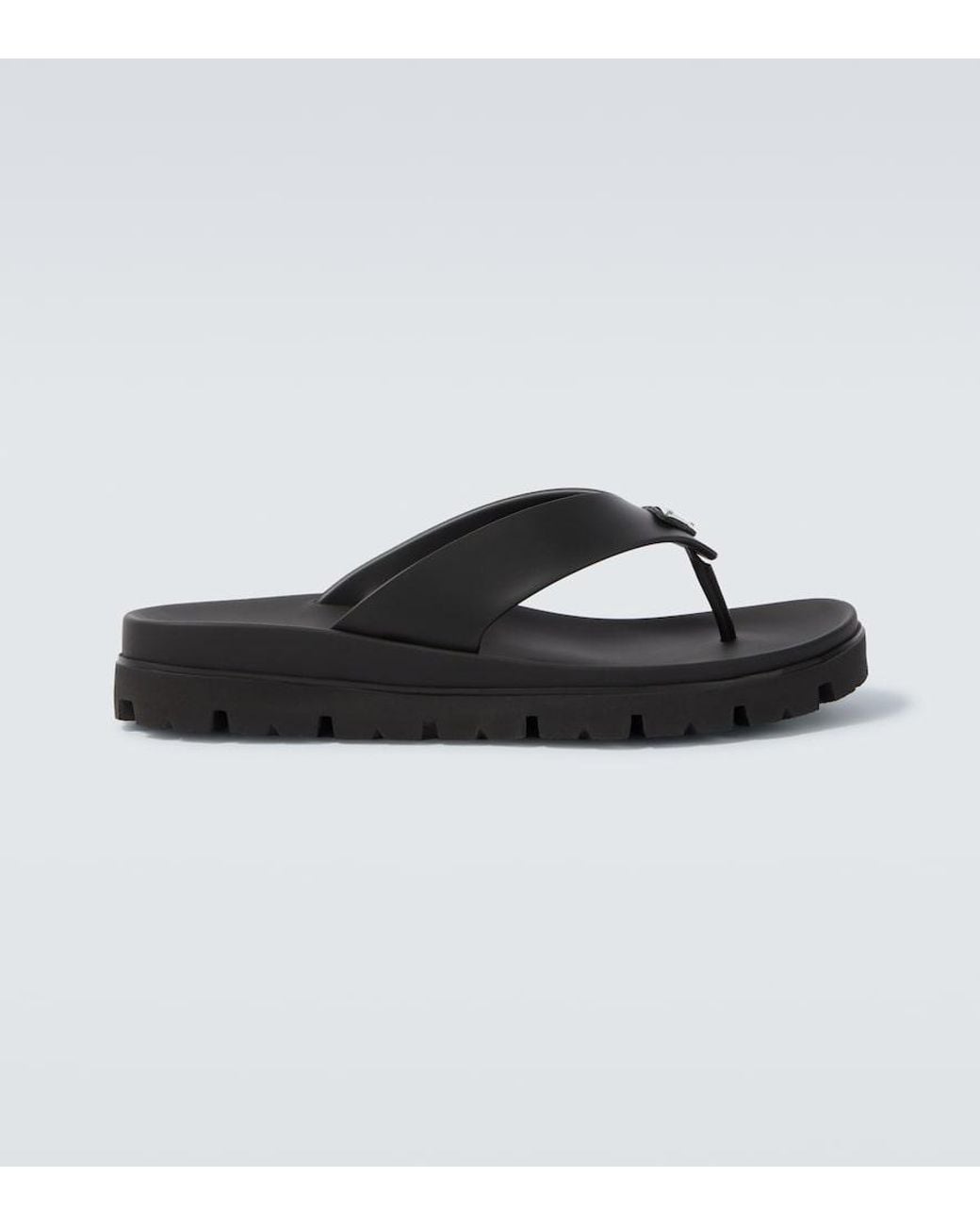 Prada Brown Thong Sandals for men