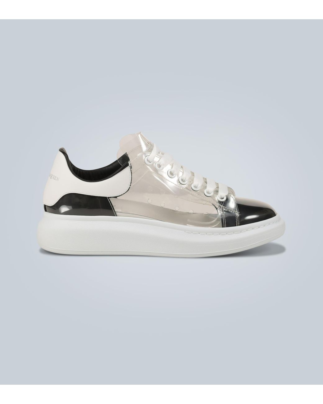 Alexander McQueen Oversized Transparent Sneakers in White for Men | Lyst