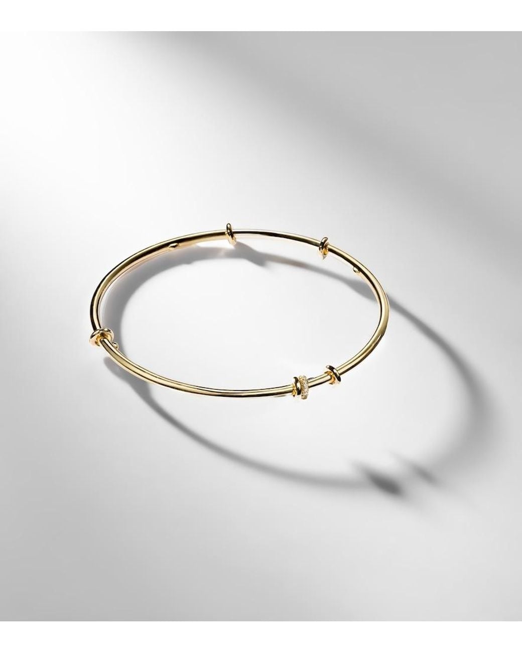 Spinelli Kilcollin Metallic Kini 18Kt Bangle With Diamonds