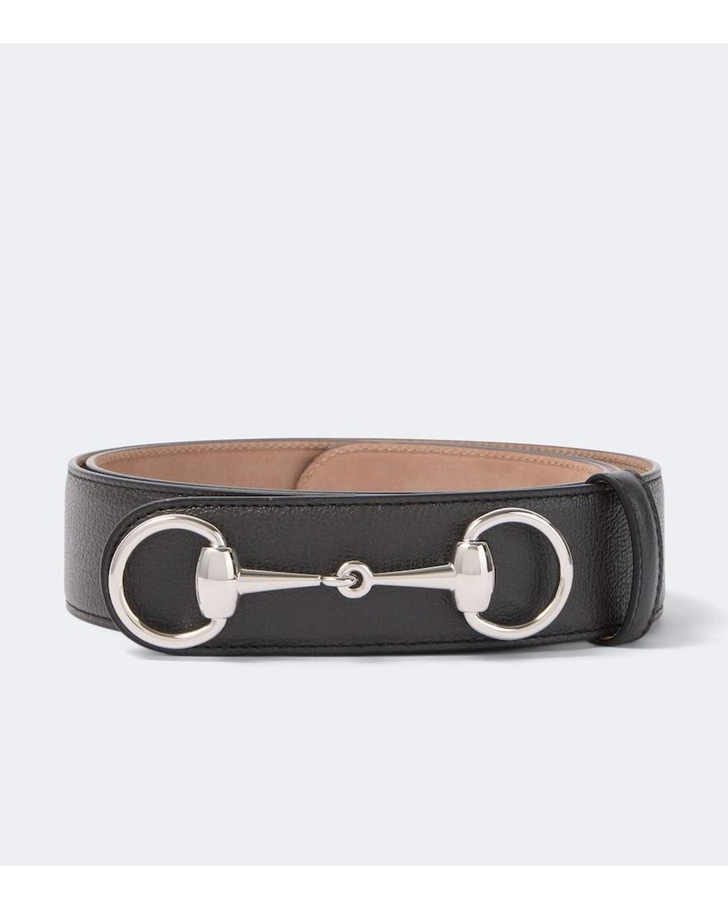 Gucci Brown Horsebit 1955 Leather Belt for men