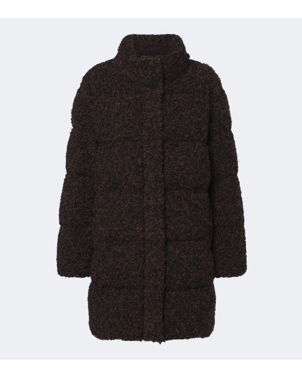 Moncler Black Remarquable Boucle Down Coat