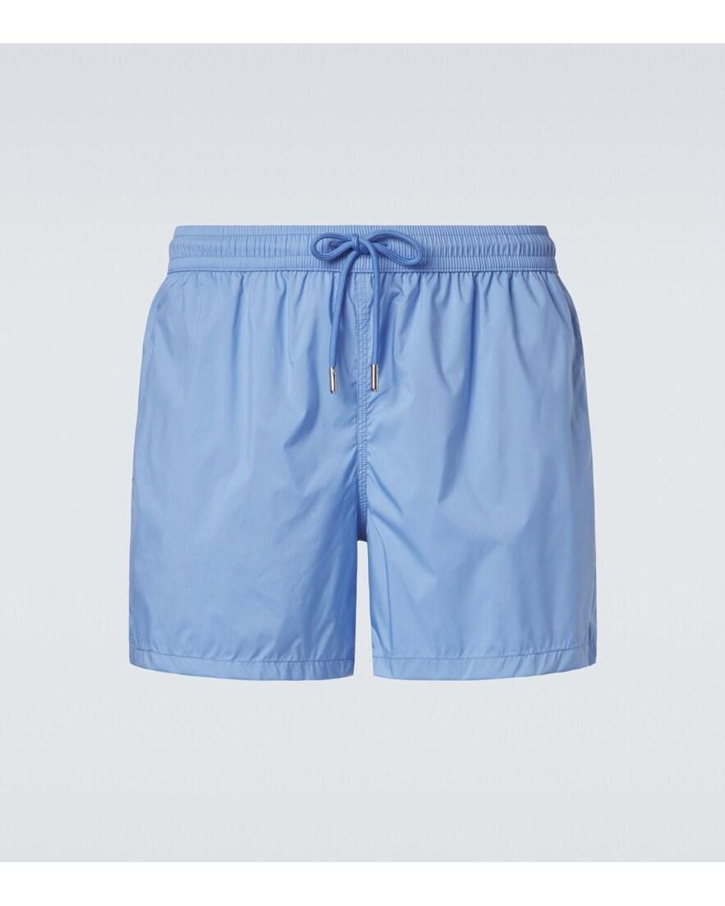 Thom Sweeney Blue Swim Trunks for men