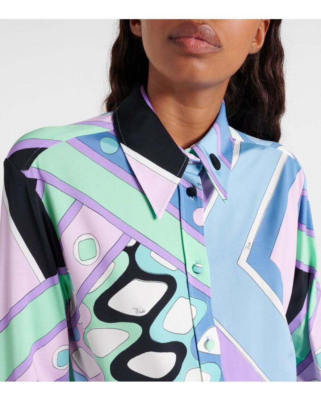 Emilio Pucci Blue Shirts