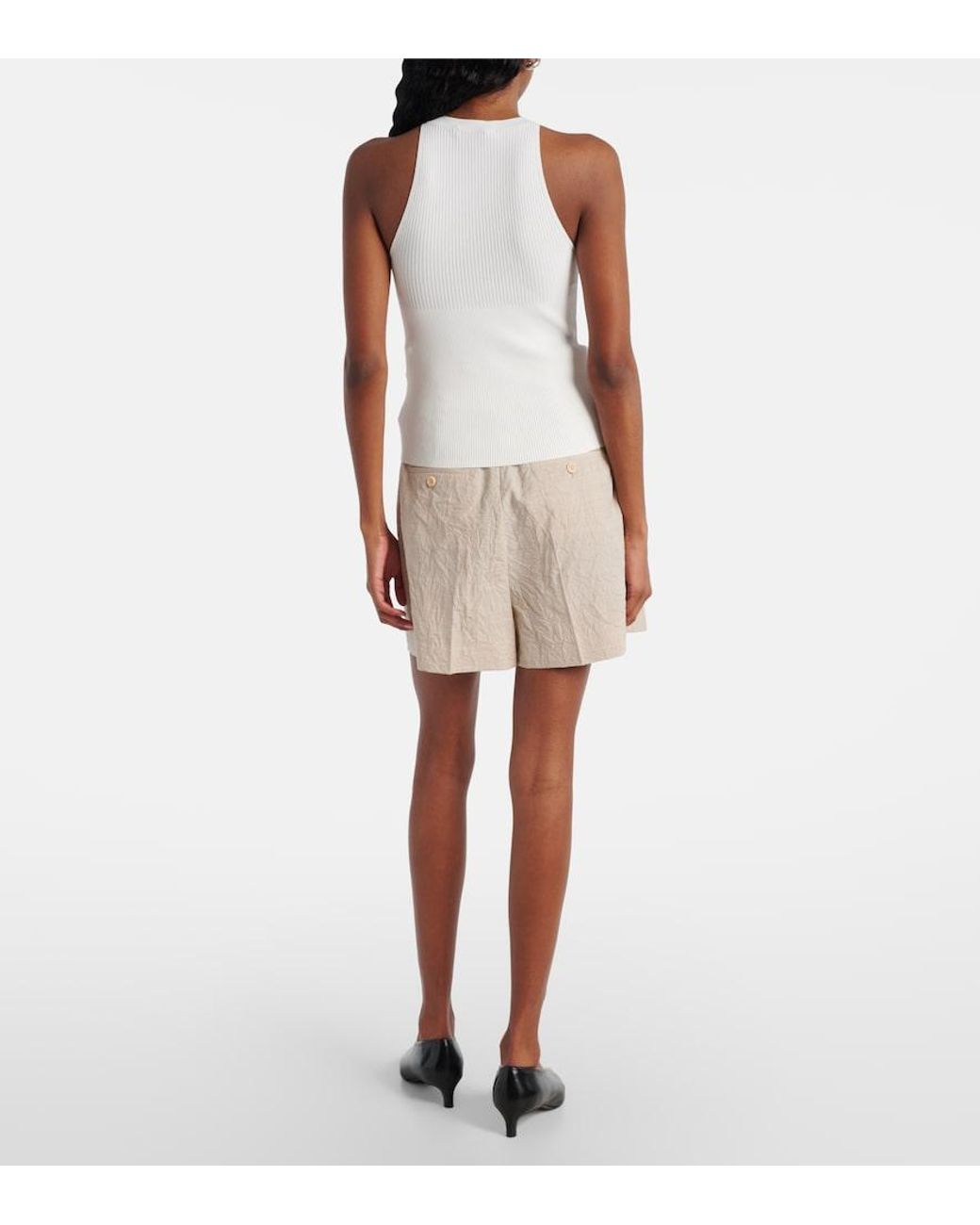 Max Mara White Tenda Tank Top