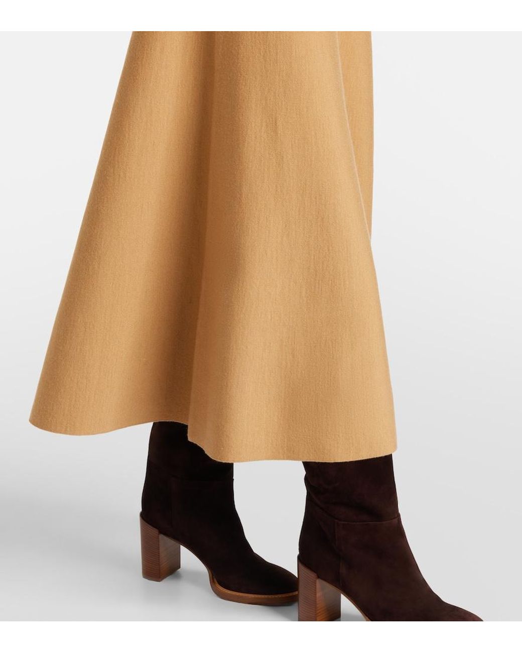 Gabriela Hearst Natural Wool And Silk Polo Dress