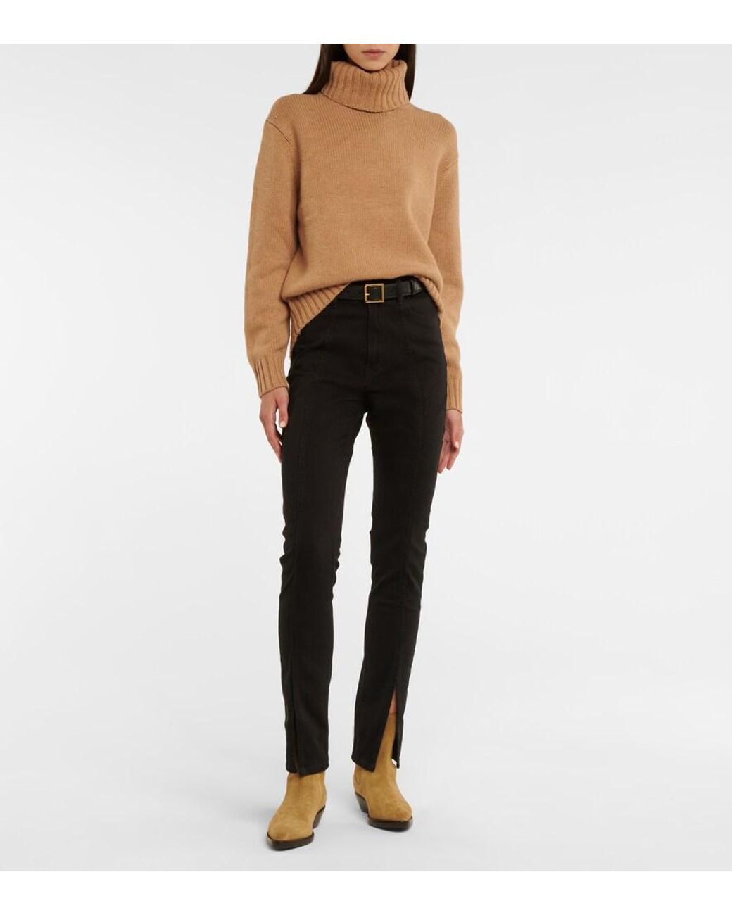 Polo Ralph Lauren Black High-Rise Slim Jeans