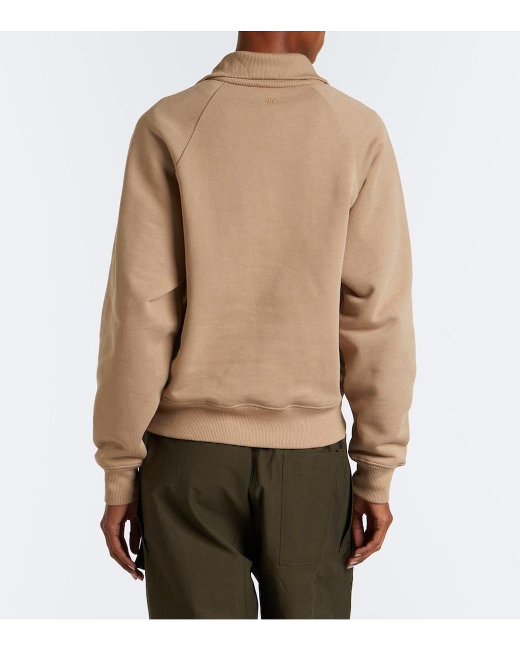 AMI Natural Ami De Coeur Cotton Sweatshirt