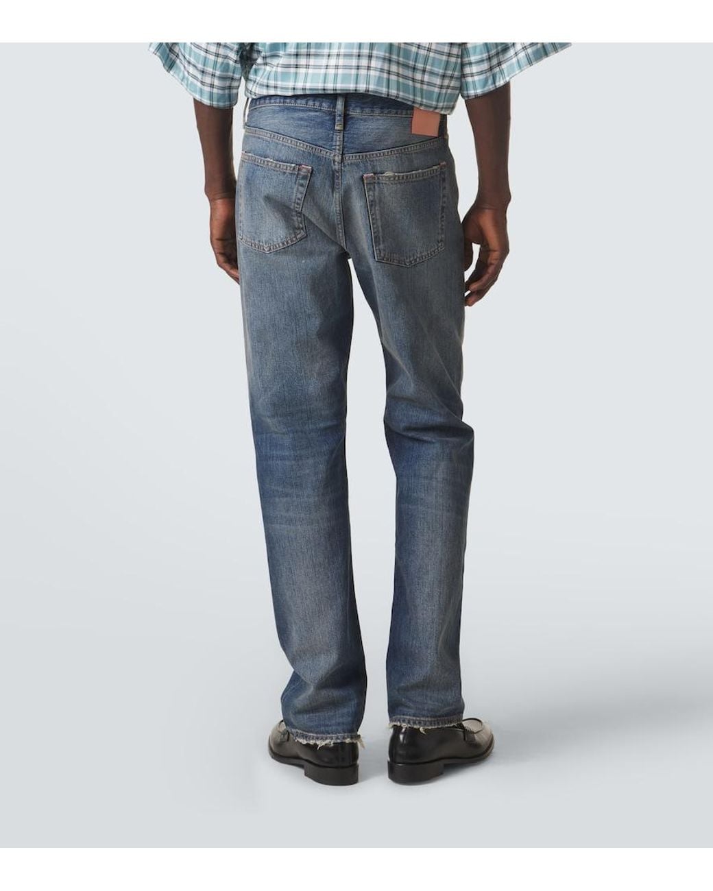 Acne Blue 1996 Straight Jeans for men