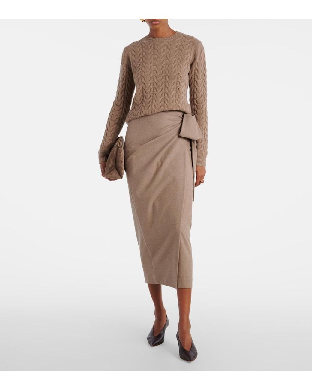Max Mara Brown Knitwear