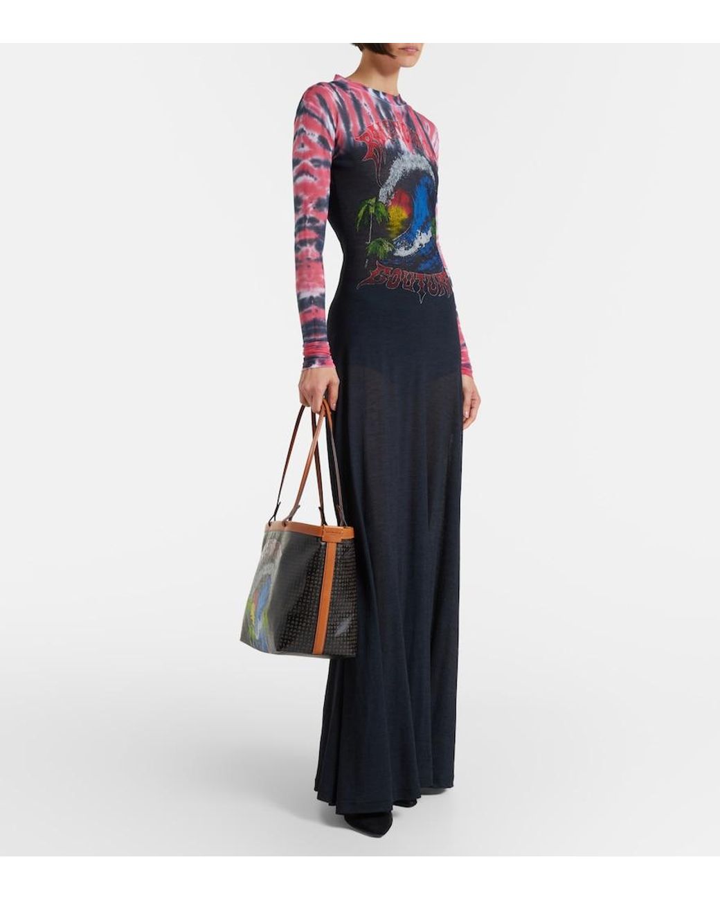 Balenciaga Black Select Medium Canvas Tote Bag