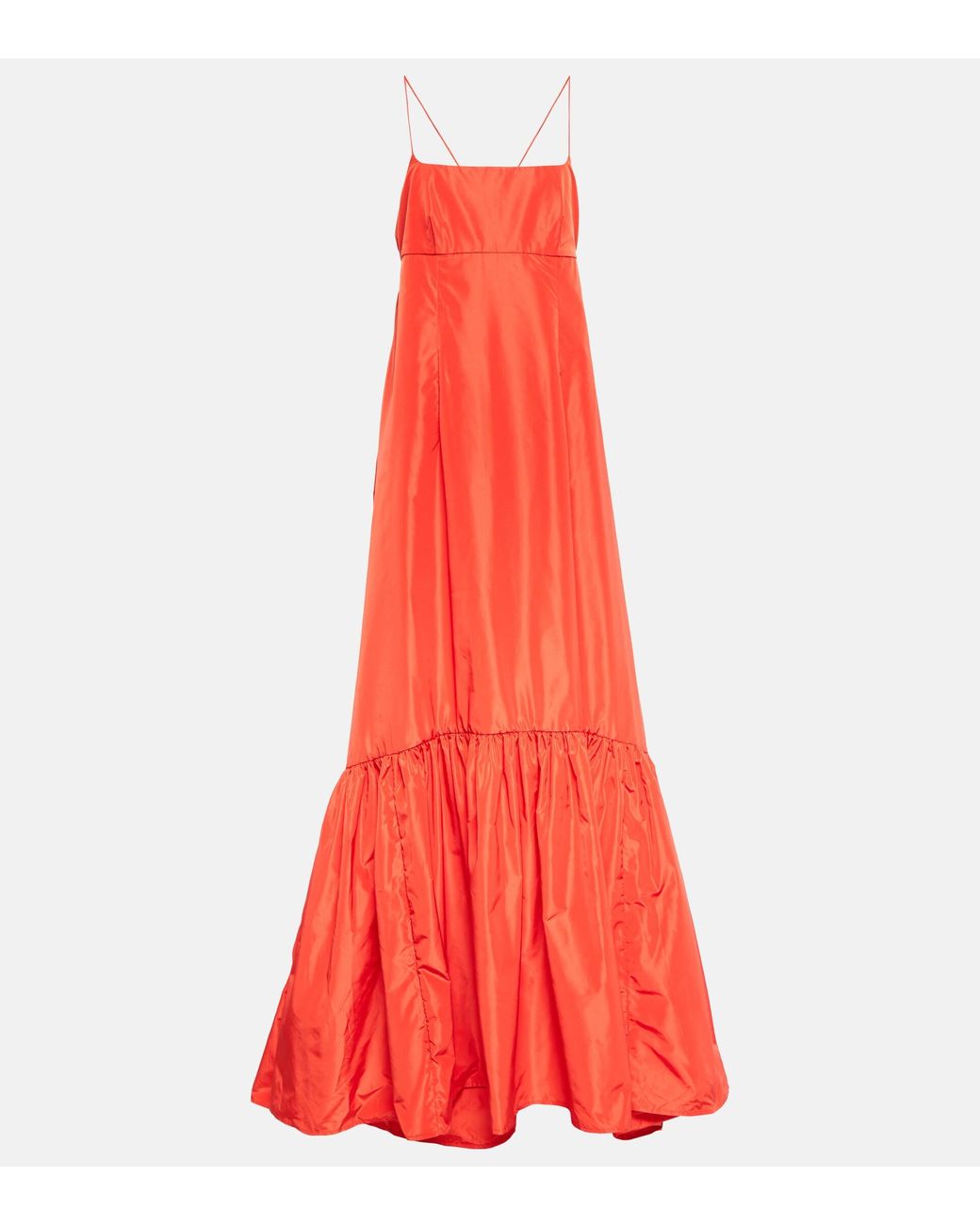 STAUD Florence Maxi Dress in Red | Lyst
