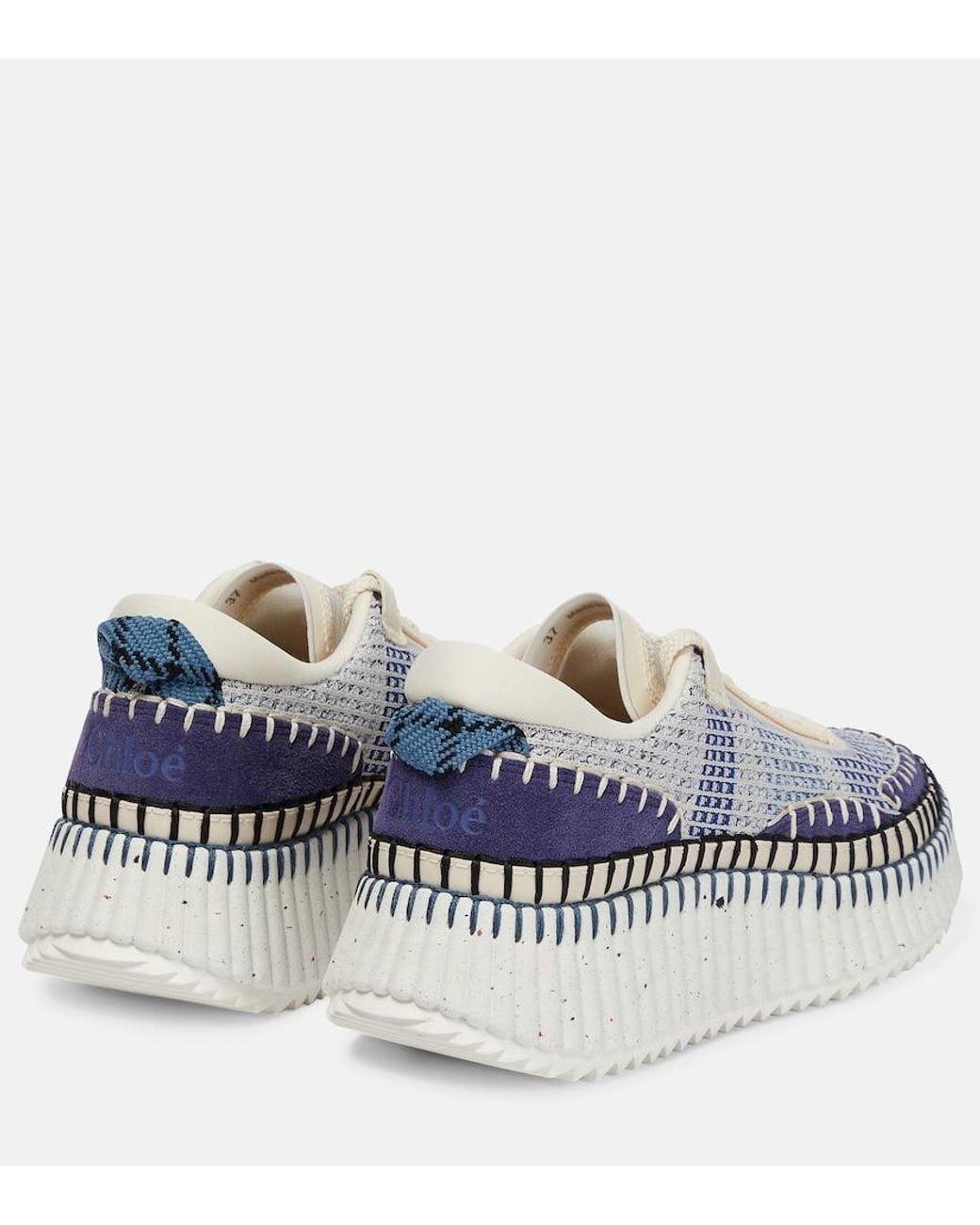 Chloé White Nama Sneaker