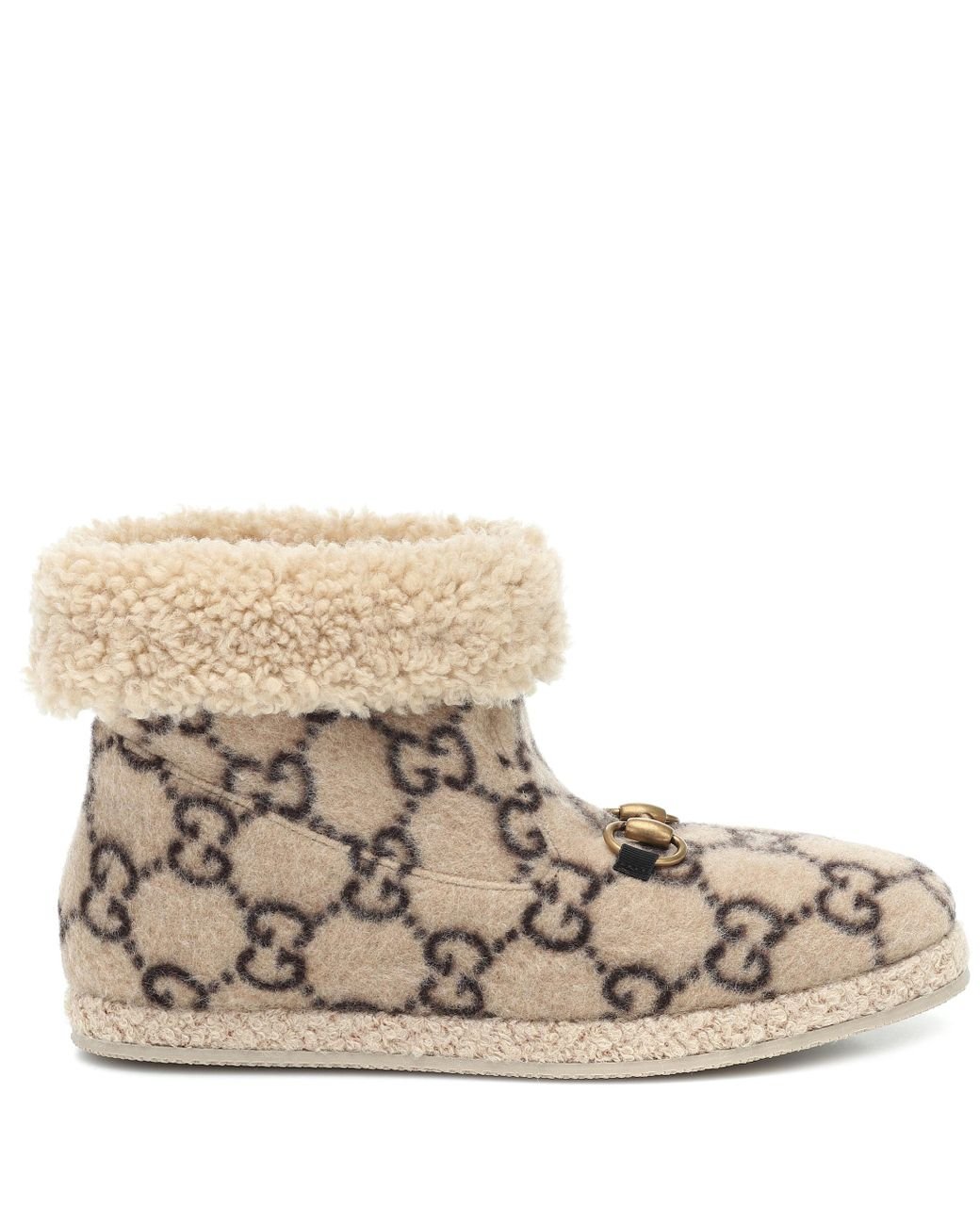 gucci gg wool ankle boot