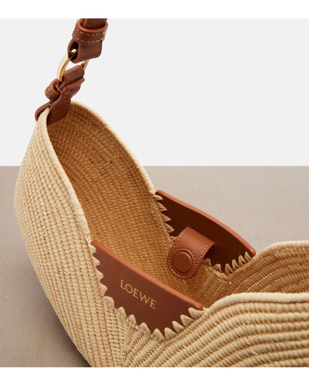 Loewe Natural Paula's Ibiza Swing Medium Shoulder Bag