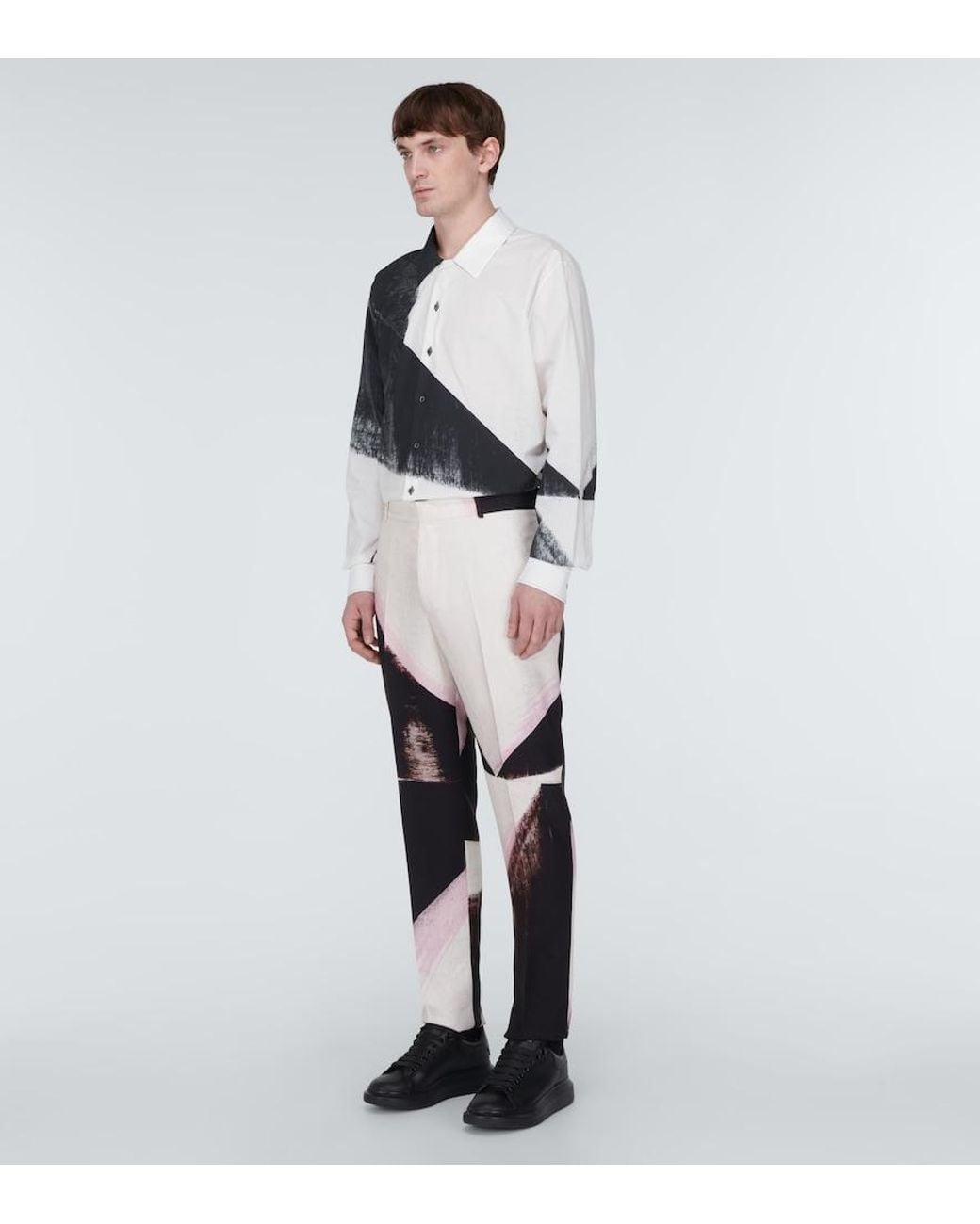 Sneaker Oversize Noire McQueen pour homme en coloris Black