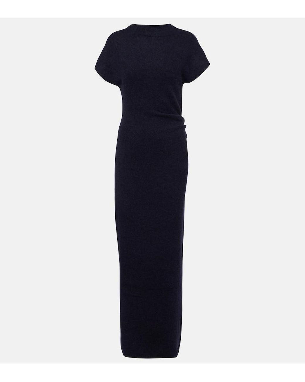 Proenza Schouler Blue Abie Knitted Maxi Dress