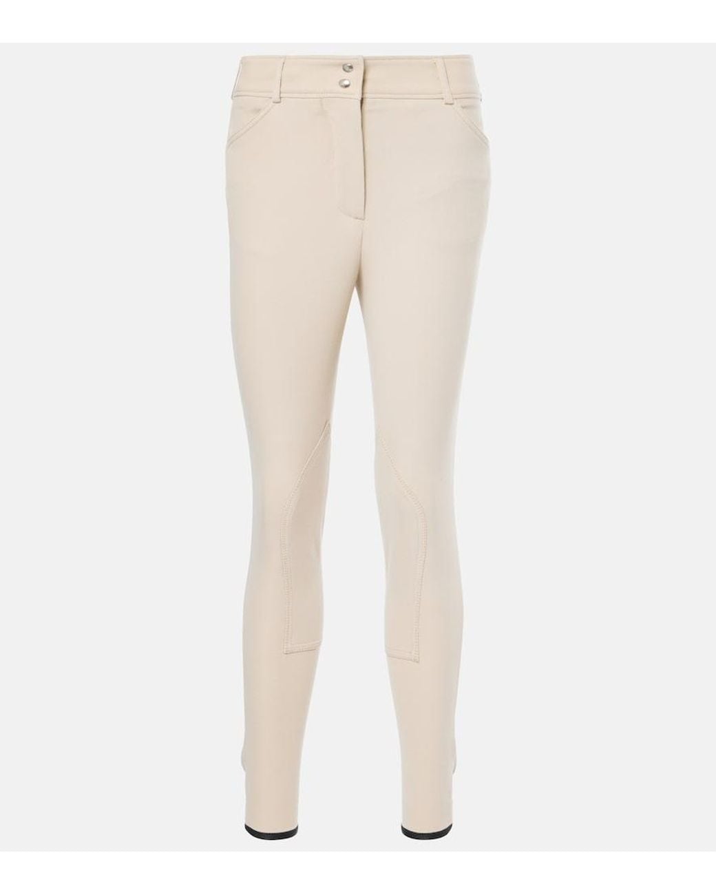 Loro Piana Natural Doris Cotton-Blend Twill Slim Pants