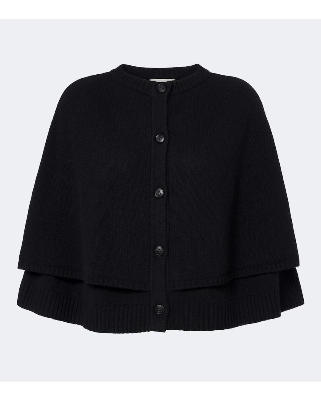 Lisa Yang Black Quinnie Cashmere Cape