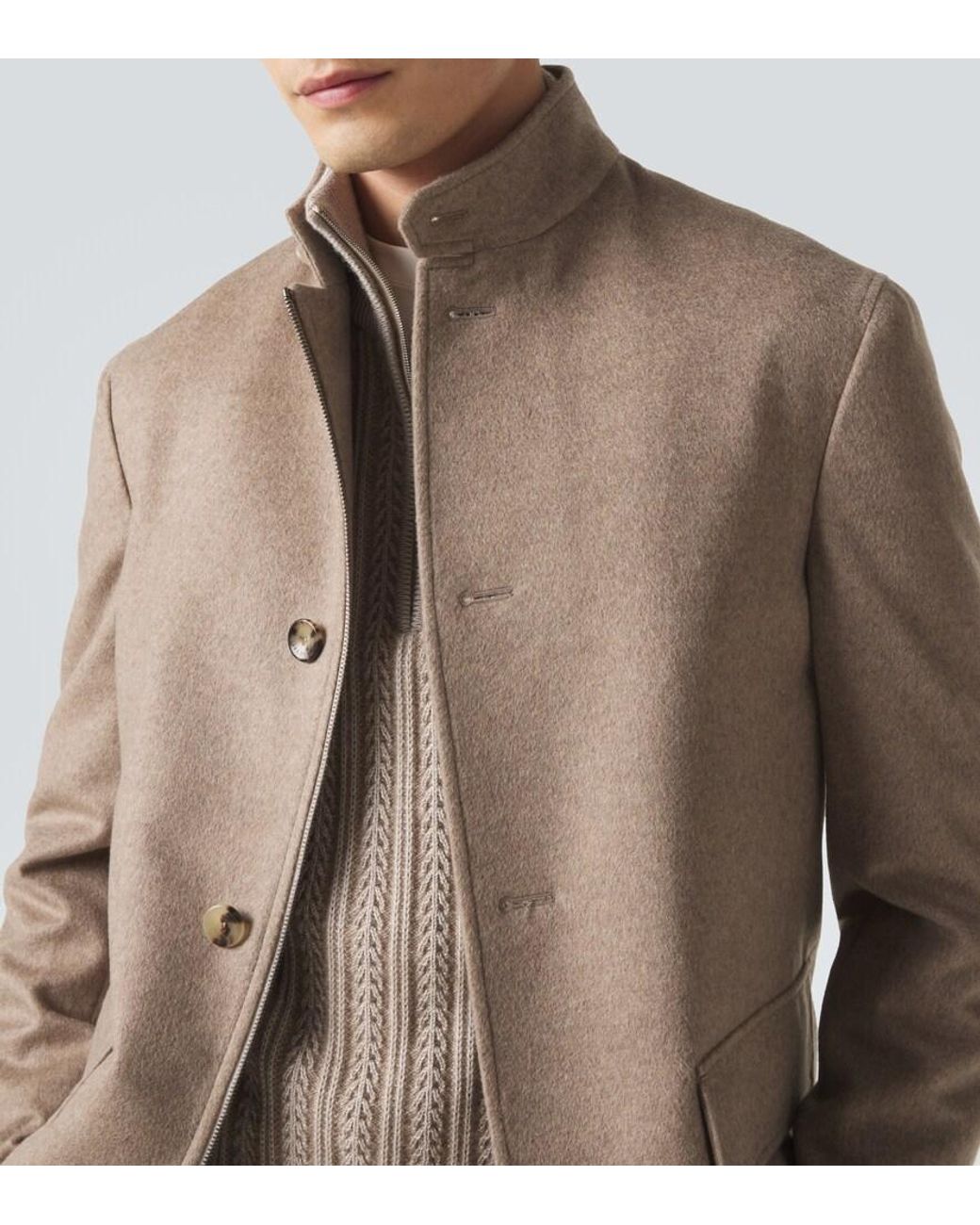 Agnona Natural Cashmere Jacket for men