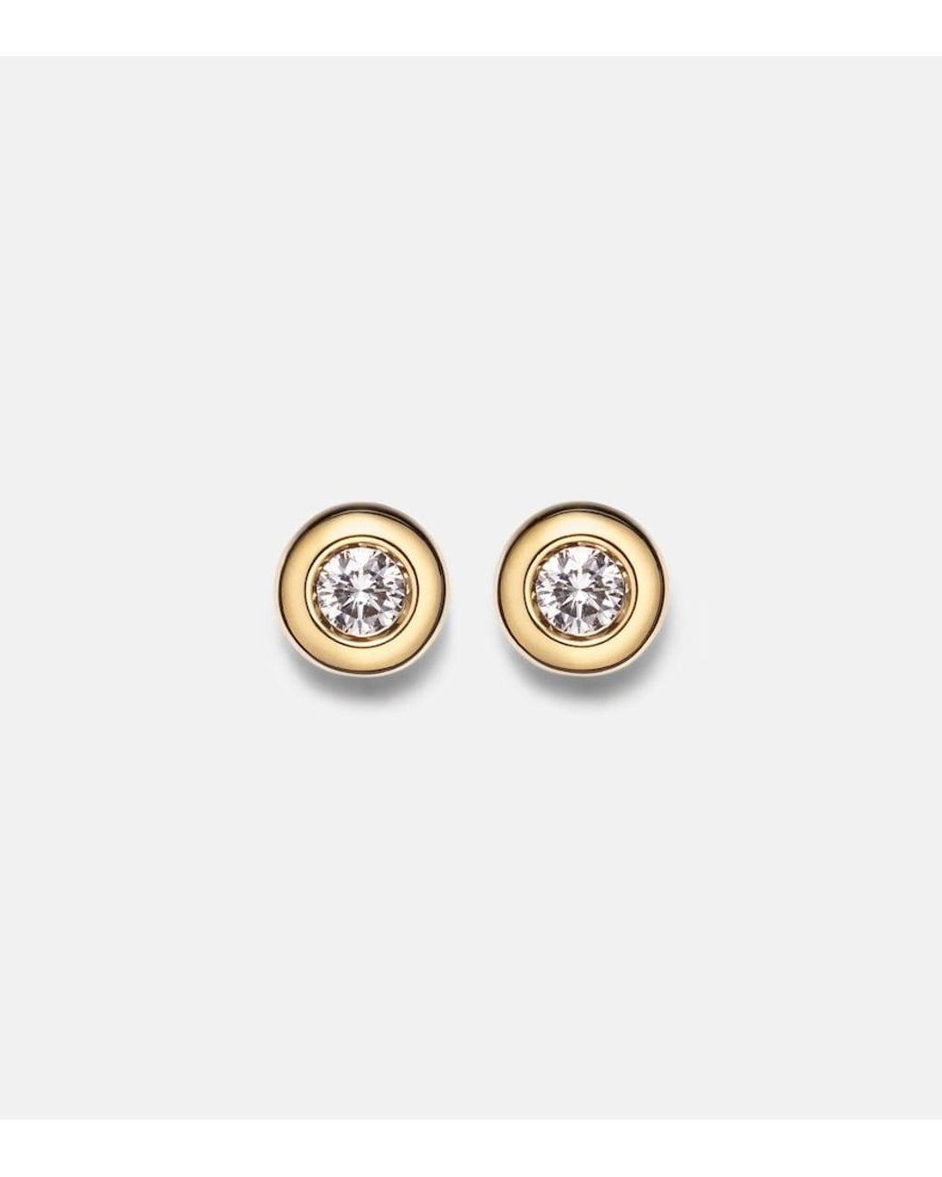David Yurman White Pave 18Kt Earrings With Diamonds