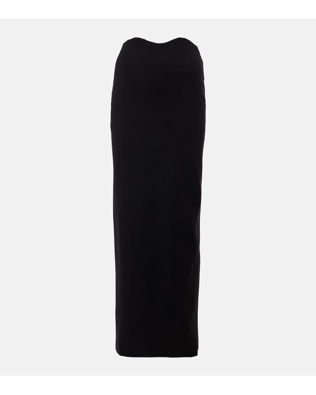 Staud Black Petunia Maxi Skirt