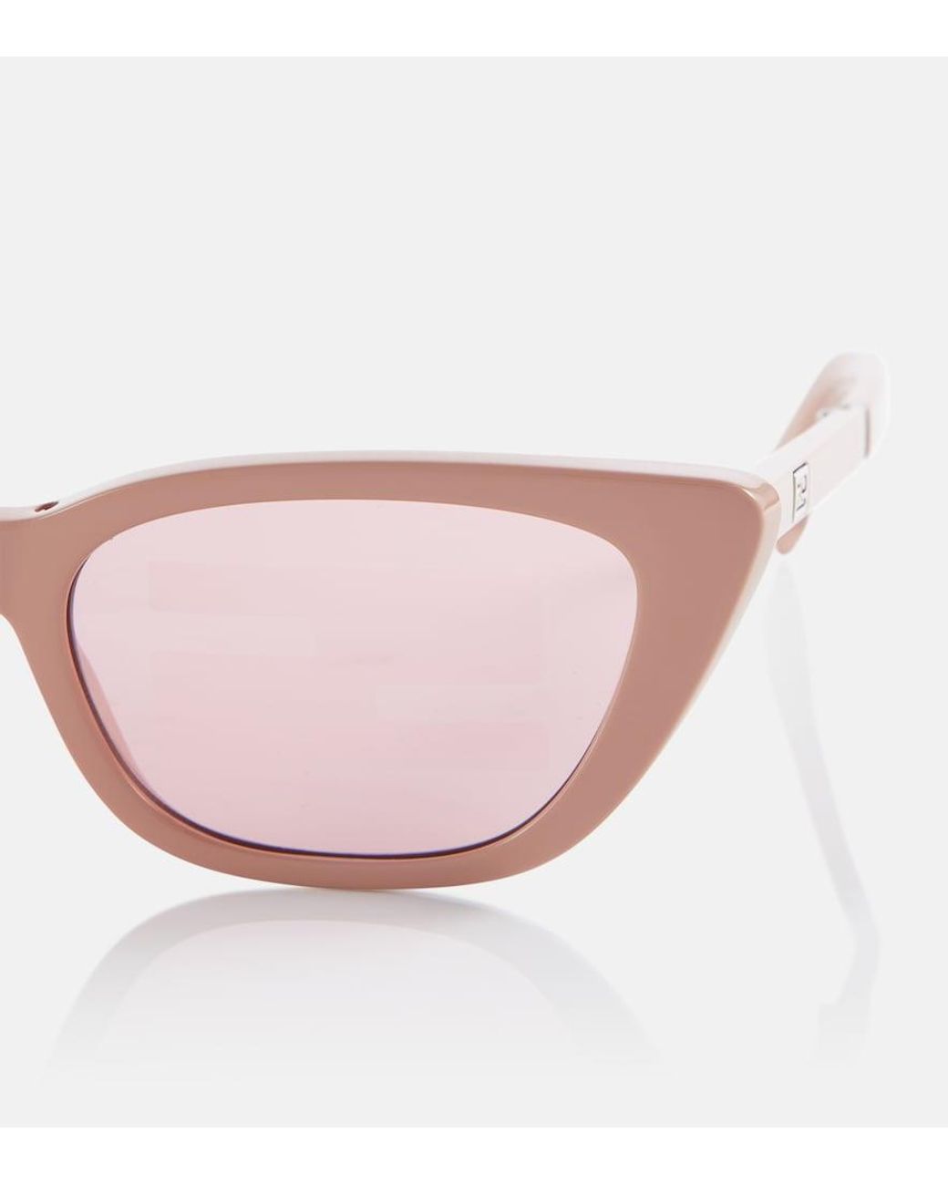 Fendi Pink Foldable Acetate Sunglasses