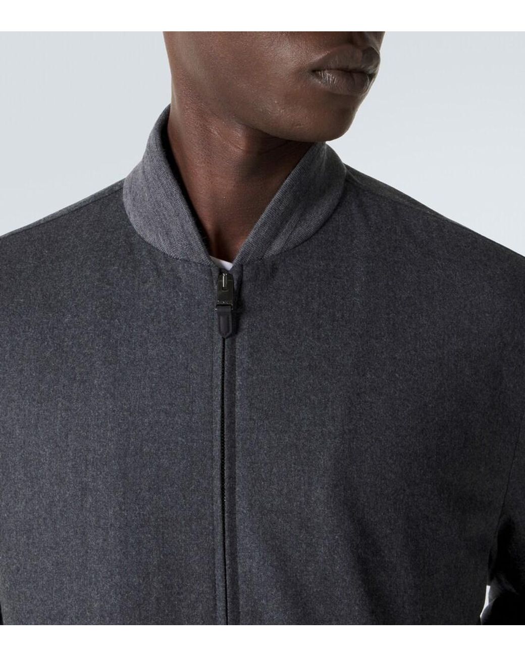 Giacca Bomber di Canali in Gray da Uomo