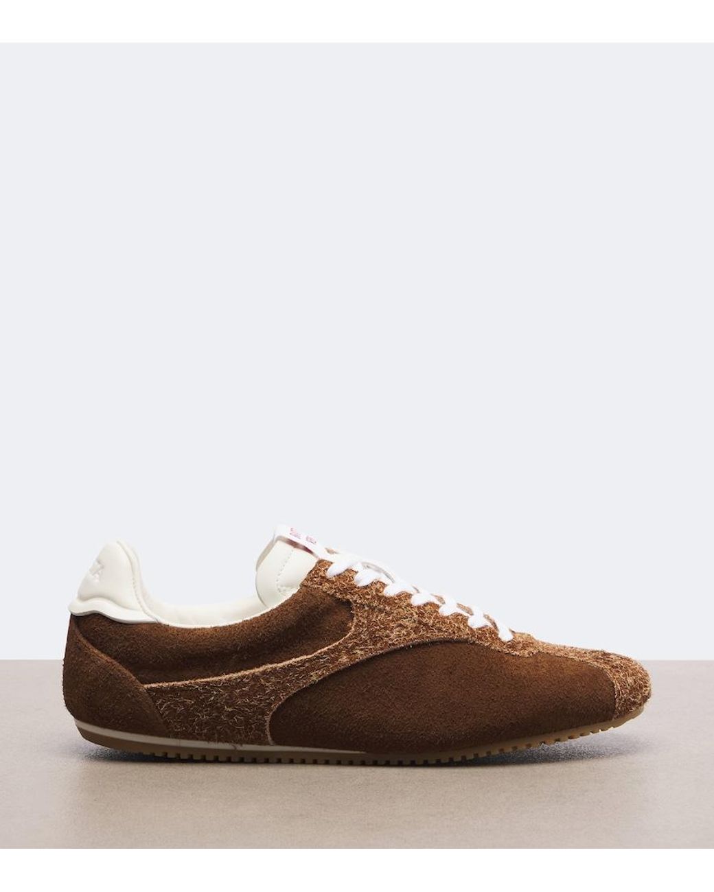 Bottega Veneta Brown Shot Suede Sneakers