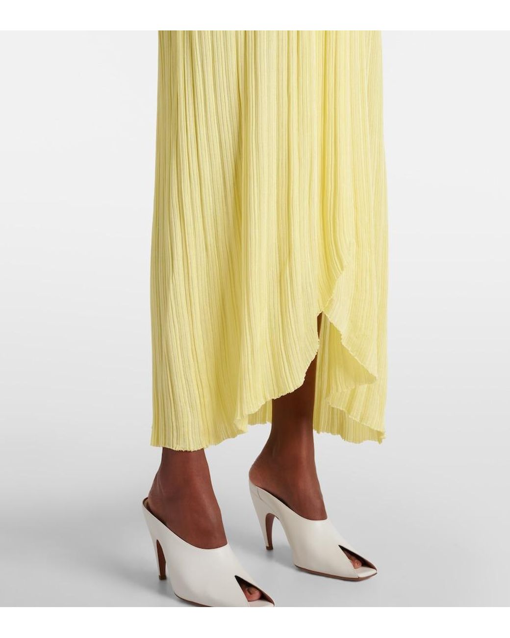 Robe Bustier Alaïa en coloris Yellow