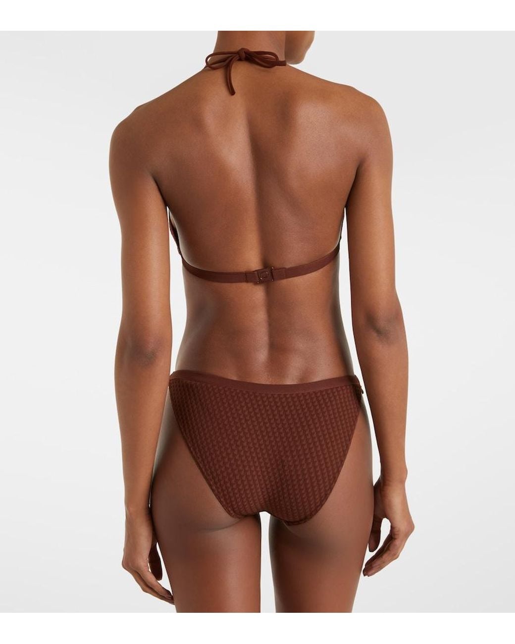 Eres Red Extra Jacquard Bikini Top