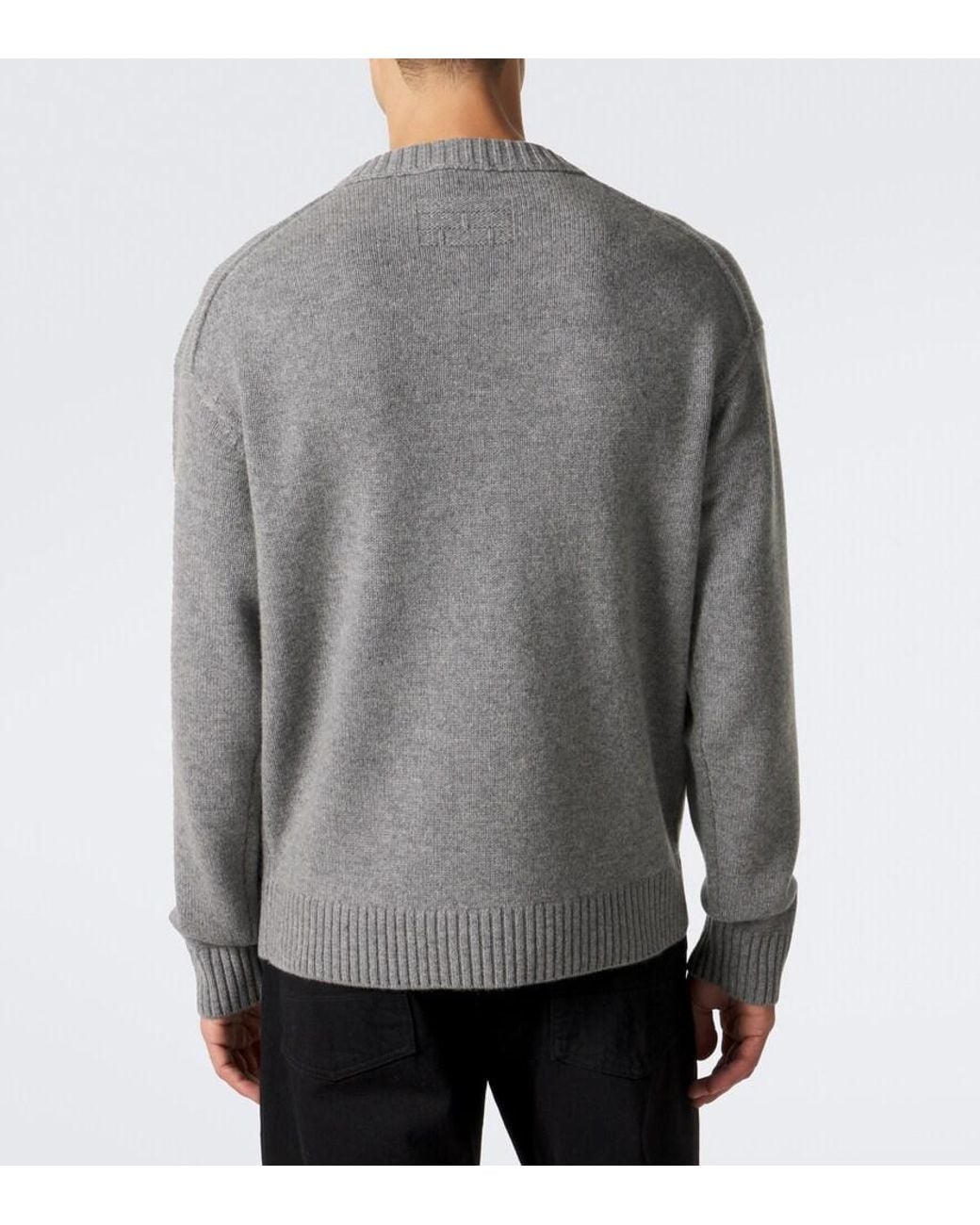 FRAME Gray Cashmere Sweater for men