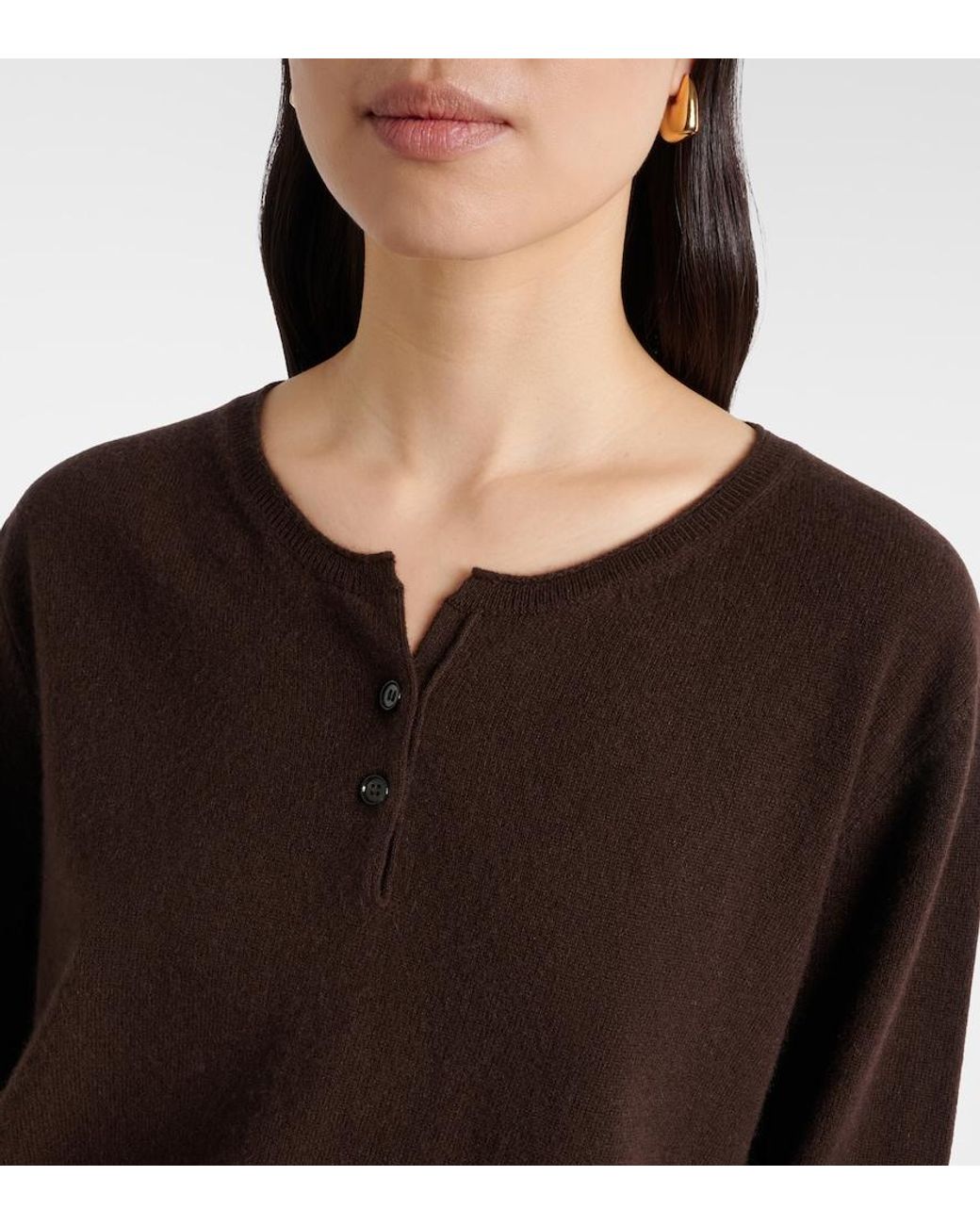 Jardin Des Orangers Brown Cashmere Sweater