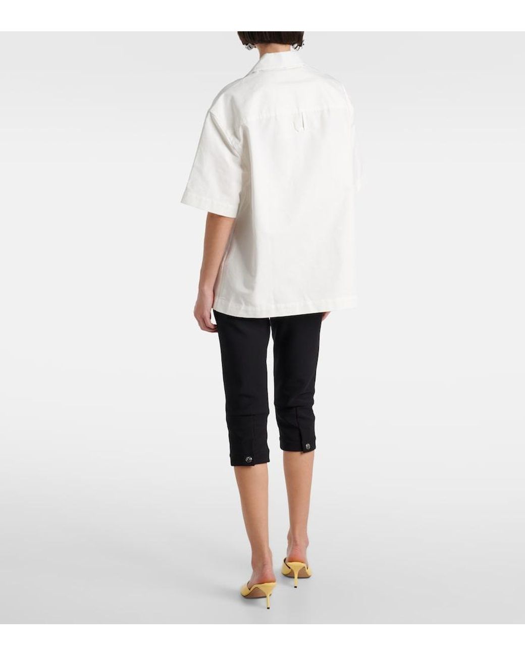 Jacquemus Green Jean Printed Cotton Shirt