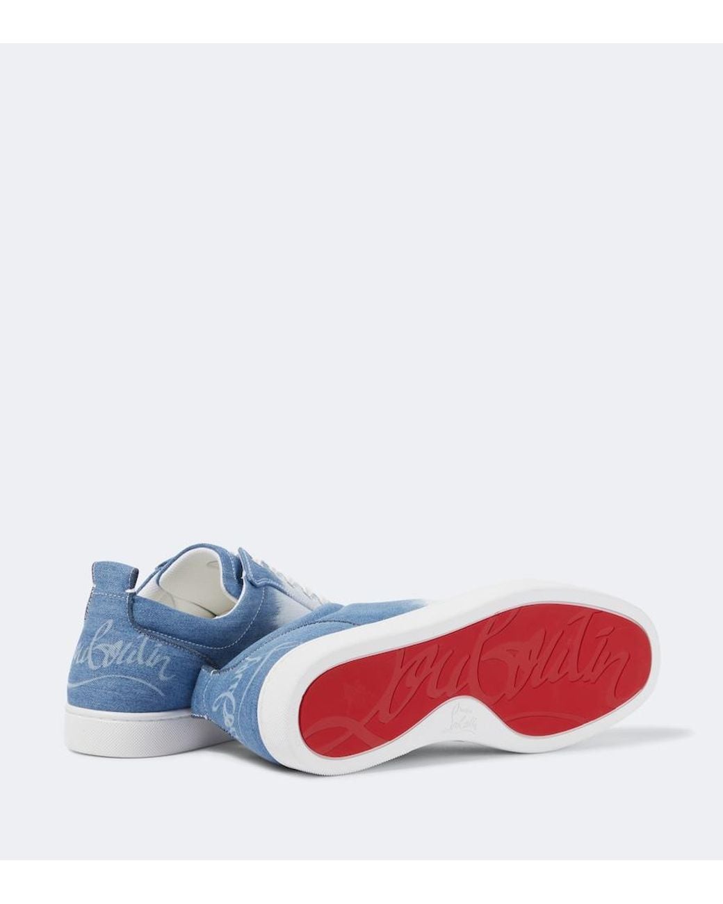 Christian Louboutin Blue Sneakers Fun Louis Junior for men