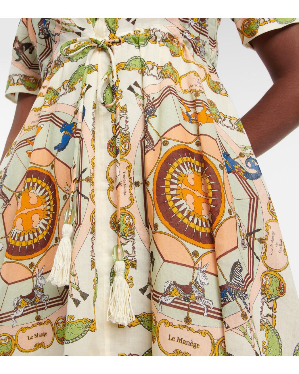 Tory burch cheap printed cotton shirtdress