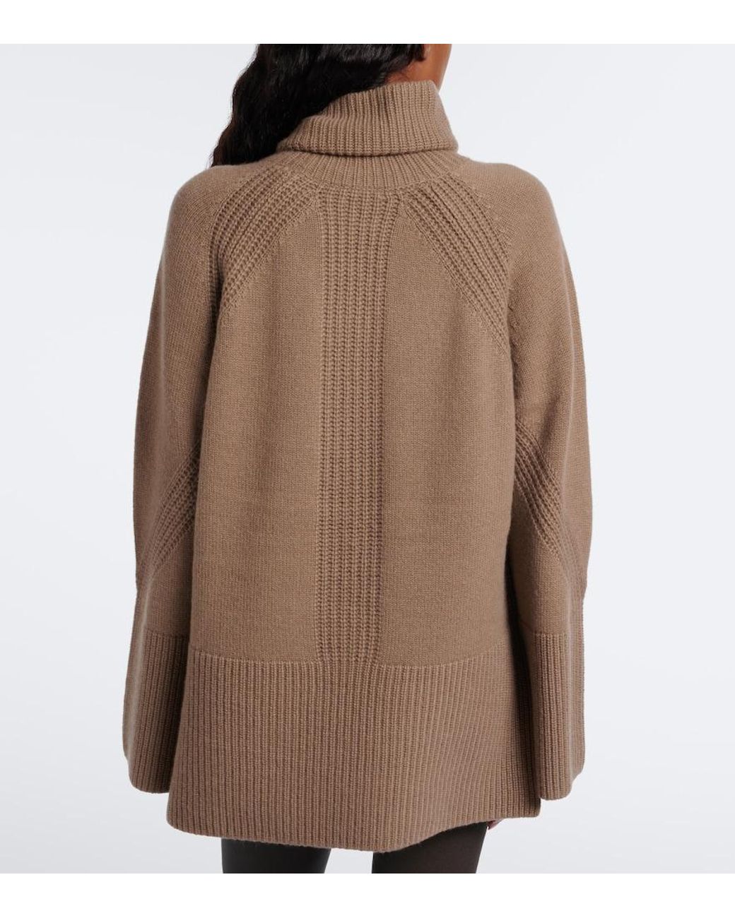 Joseph Brown Loftus Oversized Cashmere Turtleneck Jumper