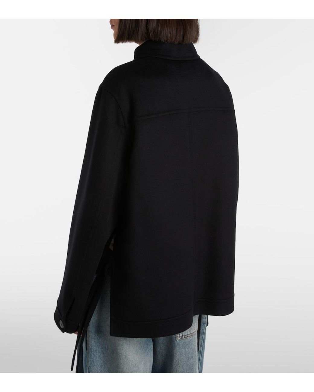 Loewe Black Wool And Cashmere Jacket