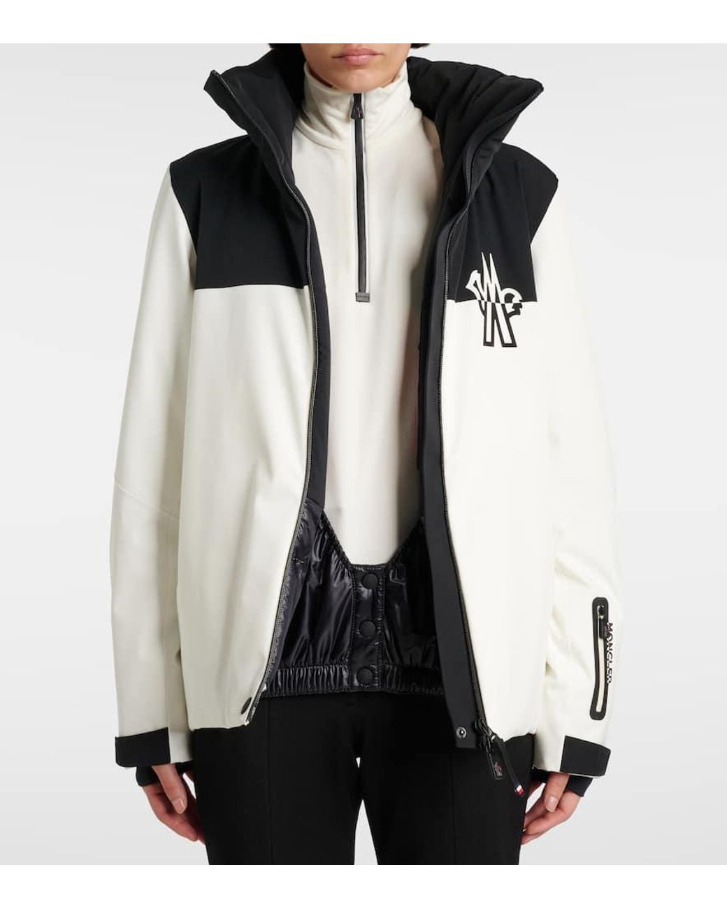 Moncler Bouvreuil Ski Jacket in Black | Lyst UK