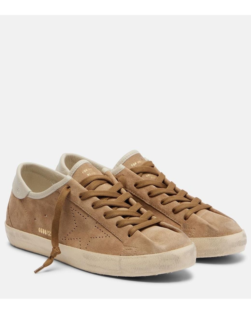 Golden Goose Deluxe Brand Brown Super-Star Suede Sneakers