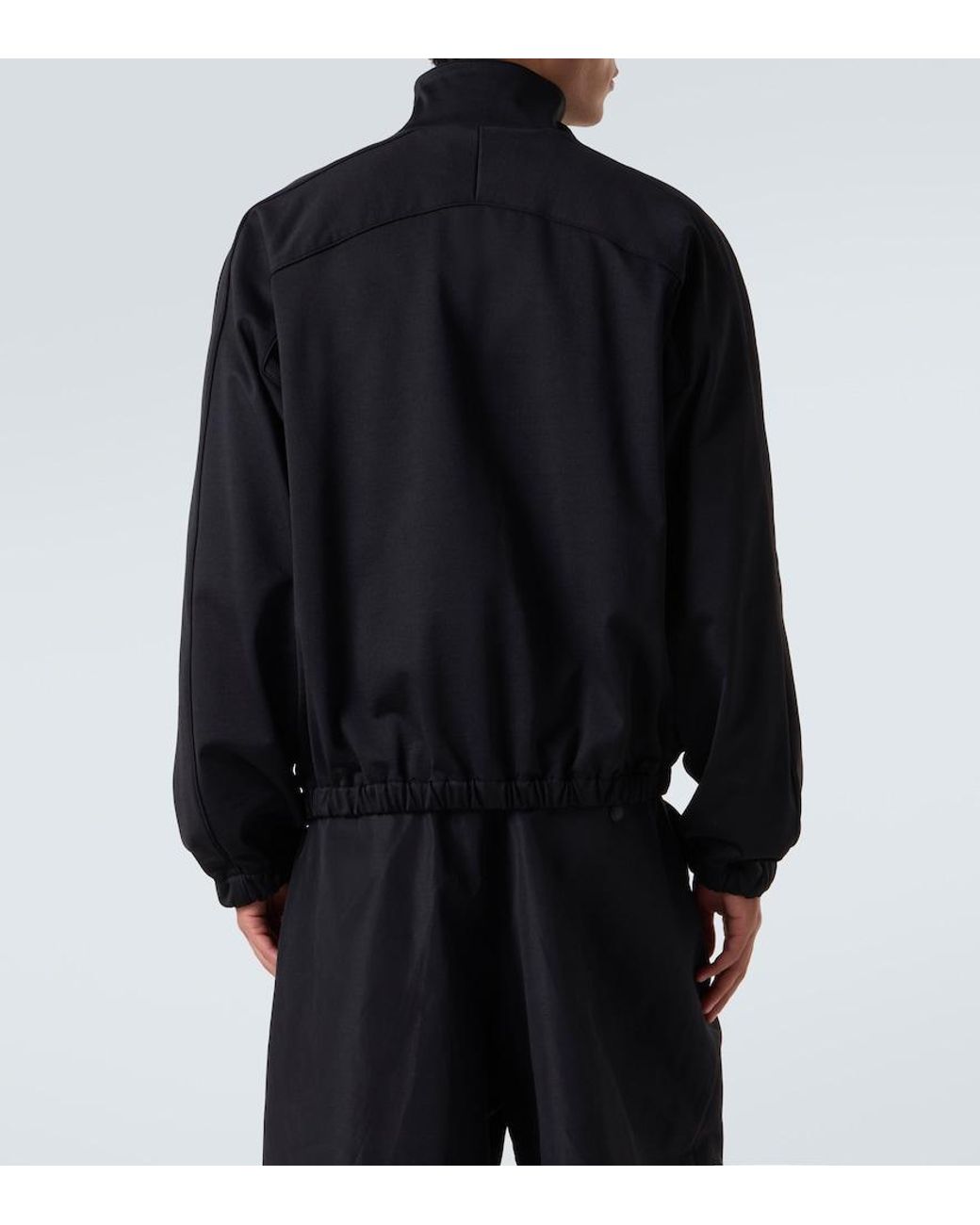 Jil Sander Black Cotton-Blend Sweatshirt for men